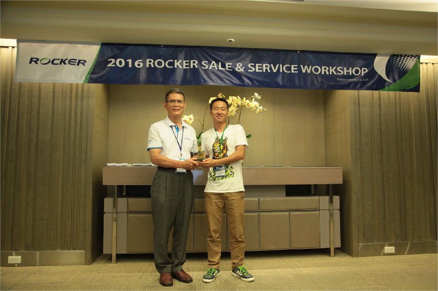 北京卓信儀器獲得ROCKER儀器2015年亞洲地區(qū)銷量進(jìn)步獎